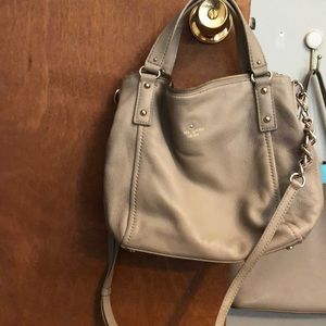 Gray Kate spade bag